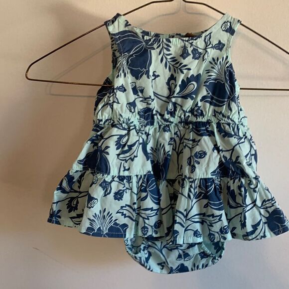 Tea Collection NWT blue dress size 0-3 months - Picture 1 of 7